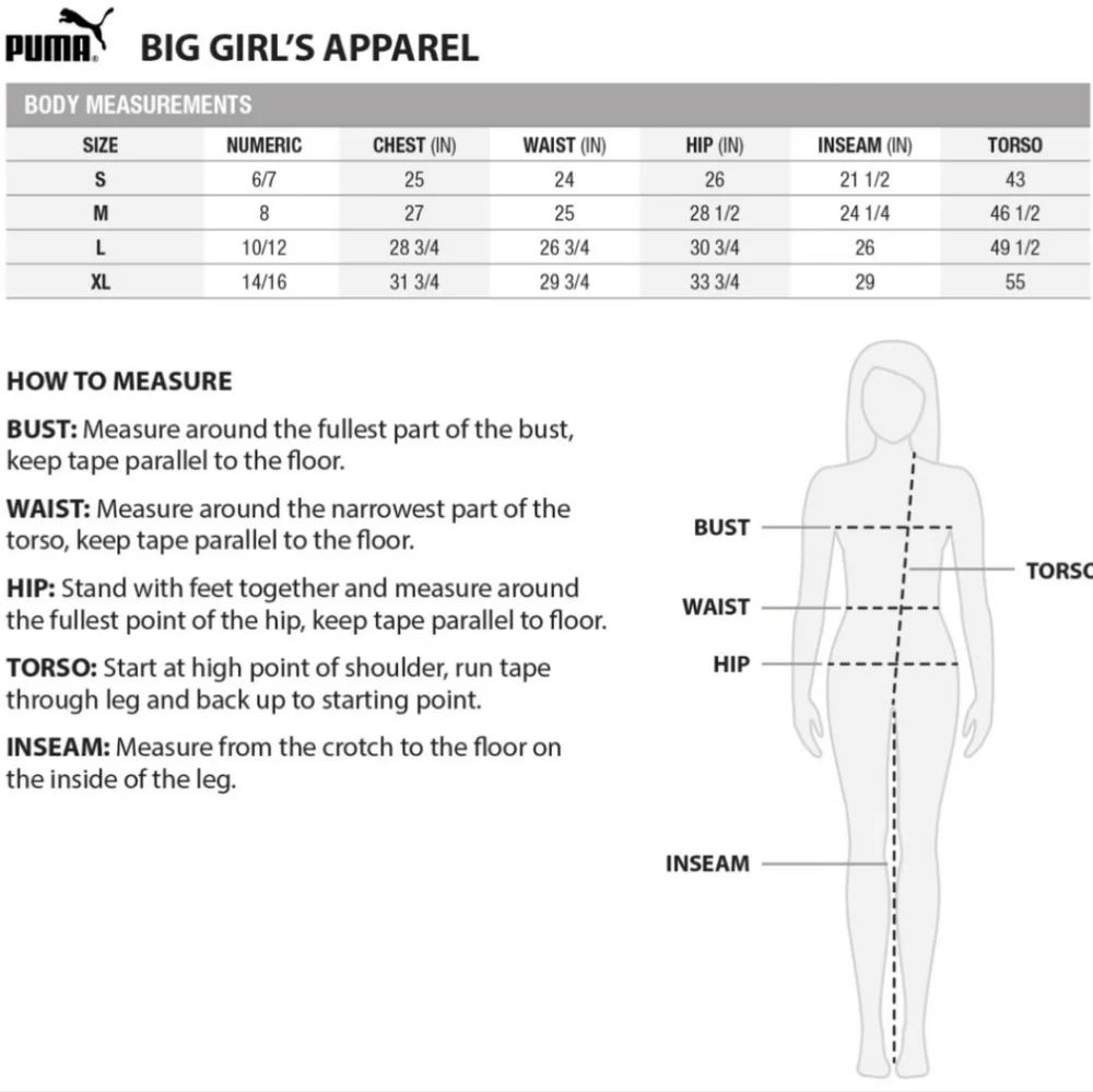 PUMA GIrls Active Set, M(7/8), Black, NWT - Picture 8 of 10